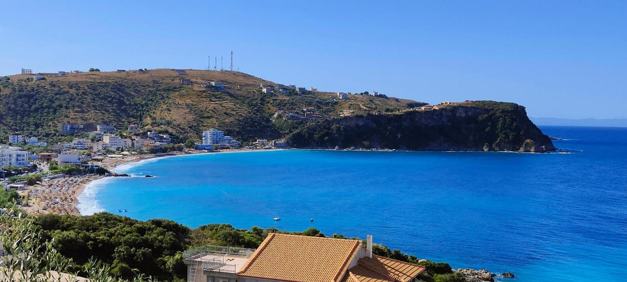 Villa Tato: Horizon Haven With Panoramic Sea Views In Himare. Buitenkant foto